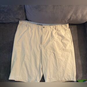 Cream adidas shorts size 42